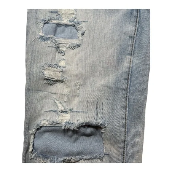 American Eagle AirFlex 360 Distressed Skinny Jeans 28x32 Light Wash - Picture 5 of 6